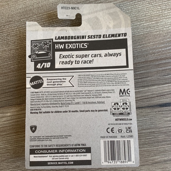Hot Wheels Lamborghini Sesto Elemento - Picture 5 of 6